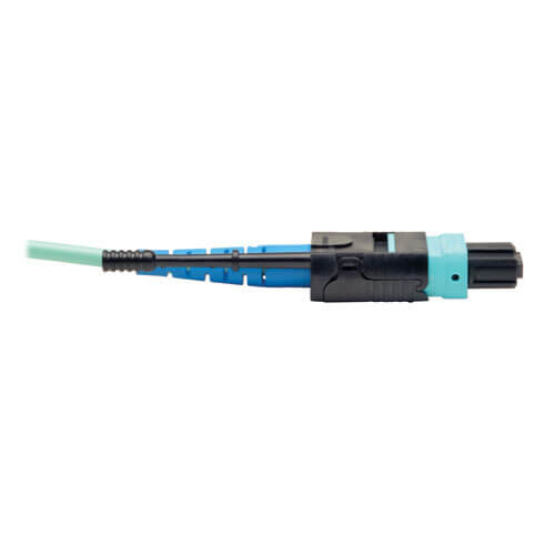 e567da31990f856b3f819b092a533081 Tripp Lite series MTP/MPO Patch Cable with Push/Pull Tab Connectors, 100GBASE-SR10, CXP, 24 Fiber, 100Gb OM3 Plenum-rated - Aqua, 3M (10 ft.)