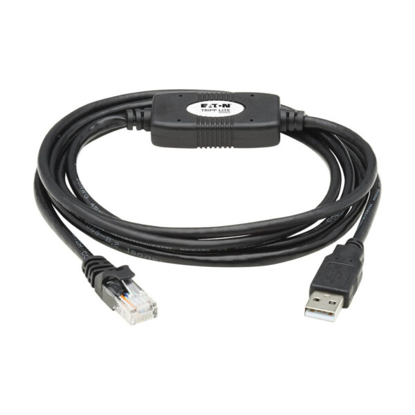 e5a8337d1ce5f1fb0e91bbcadc8b9c25 Tripp Lite series USB-A to RJ45 Rollover Console Cable (M/M) - Cisco Compatible, 250 Kbps, 6 ft. (1.83 m), Black