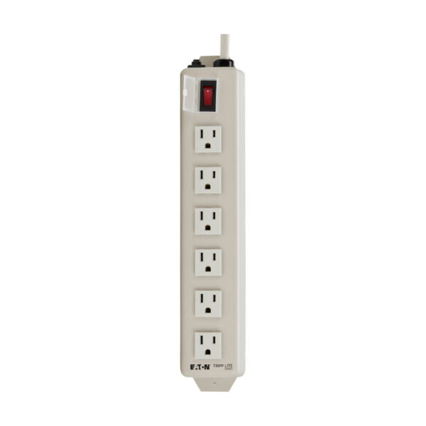 e5b8f97a341fca6fe42e06efabdeb725 Tripp Lite series Power It! 6-Outlet Power Strip, 6 ft. (1.83 m) Cord, Power Switch Cover
