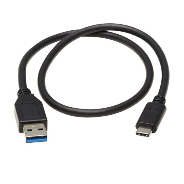 Tripp Lite series USB-C to USB-A Cable (M/M), USB 3.2 Gen 1 (5 Gbps), Thunderbolt 3 Compatible, 20-in. (50.8 cm)