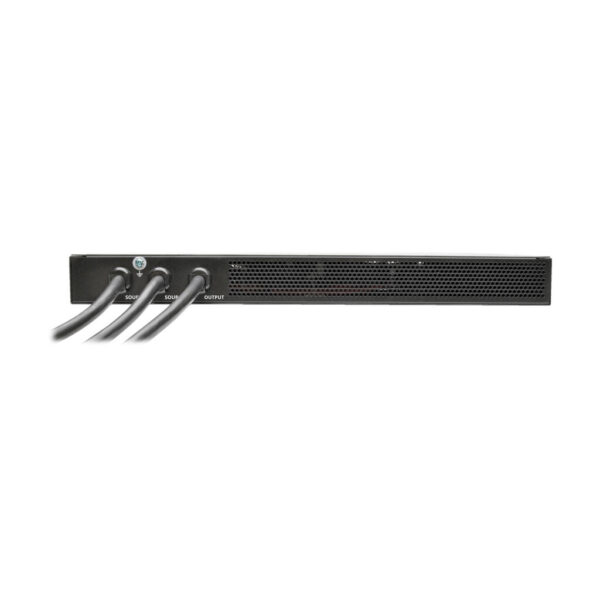 Tripp Lite series 5.8kW Single-Phase Monitored Automatic Transfer Switch PDU, 2 200-240V 30A L6-30P Inputs, 1 L6-30R Outlet, 1U
