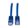 e67017ba9749a5f345f7870ccc0b8052 Tripp Lite series Up/Down-Angle Cat6 Gigabit Molded UTP Ethernet Cable (RJ45 Up-Angle M to RJ45 Down-Angle M), Blue, 4 ft. (1.22 m)