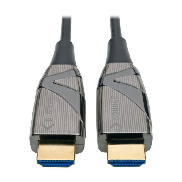e67e5b56c8023c4f516e34cf698de1d1 Tripp Lite series 4K HDMI Fiber Active Optical Cable (AOC) - 4K 60 Hz, HDR, 4:4:4 (M/M), 100 m (328 ft.)