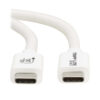 e68168523a7138bf7f35c5ce2d333ae8 Tripp Lite series USB4 40Gbps Cable (M/M) - USB-C, 8K 60 Hz, 240W PD Charging, White, 1 m (3.3 ft.)
