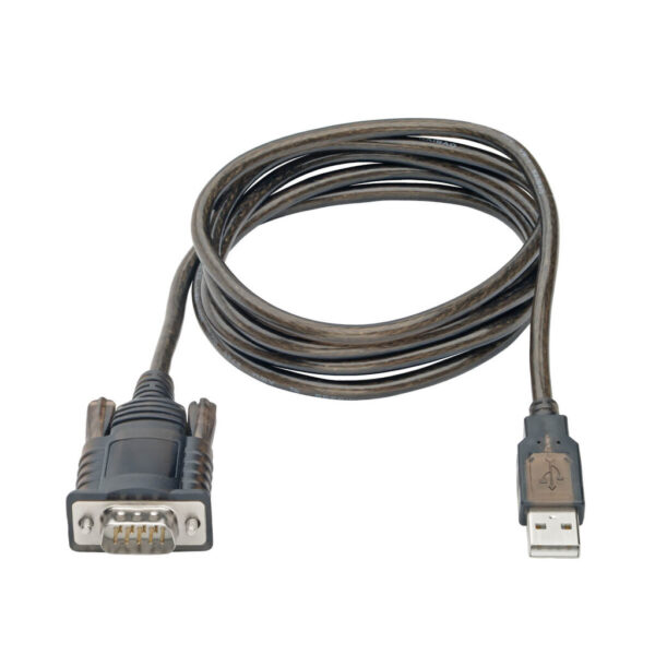 e68e73e6eed715c0c44a49a446003b8d Tripp Lite series RS232 to USB Adapter Cable with COM Retention (USB-A to DB9 M/M), FTDI, 5 ft. (1.52 m)