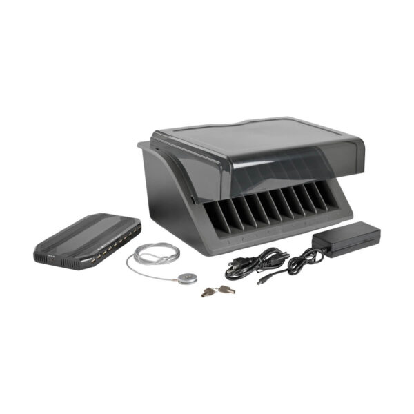 e69005c91c952d0d3a80991fdeba8570 Tripp Lite series 10-Device Desktop USB Charging Station for Tablets, iPads and E-Readers