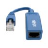 Tripp Lite series Cisco Console Rollover Cable Adapter (RJ45 M/F) - Blue, 5 in.
