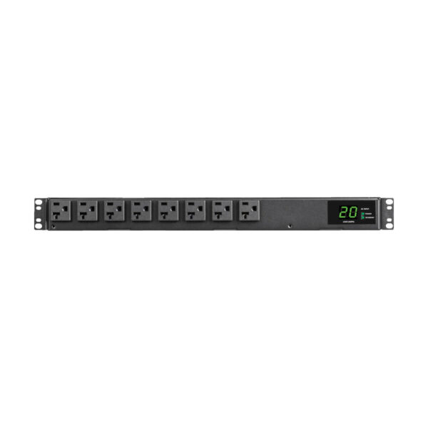 Tripp Lite series 1.92kW 120V Single-Phase ATS/Local Metered PDU - 16 5-15/20R Outlets, Dual L5-20P/5-20P Inputs, 12 ft. Cords, 1U, TAA