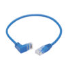 e70453415bd6b233fa4e1ae798aaad67 Tripp Lite series Down-Angle Cat6 Gigabit Molded Slim UTP Ethernet Cable (RJ45 Right-Angle Down M to RJ45 M), Blue, 1 ft. (0.31 m)