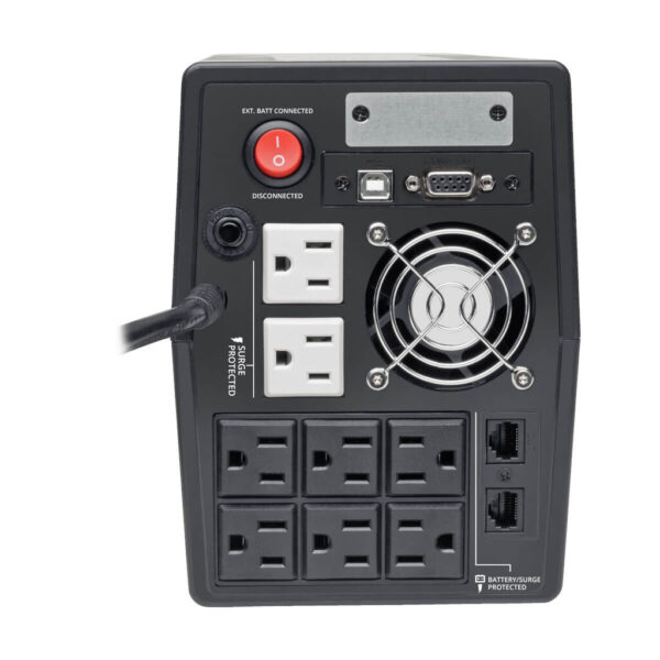 e70e8d0667c2040ba1a931e5aac0ebad Tripp Lite series 1440VA 940W Line-Interactive UPS - 8 NEMA 5-15R Outlets, AVR, USB, Serial, LCD, Extended Run, Tower