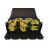 Tripp Lite series Preloaded Fiber Patch Panel, 3U - 64x (12F MTP/MPO-APC to 4x LC Duplex F/F) 8F Trunk Cables, OS2 Singlemode, 3 m (9.8 ft.)