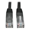 Tripp Lite series Cat6 Gigabit Molded (UTP) Ethernet Cable (RJ45 M/M), PoE, Black, 35 ft. (10.67 m)