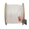 Tripp Lite series Cat5e 350 MHz Solid Core (UTP) PVC Bulk Ethernet Cable - White, 1000 ft. (304.8 m), TAA