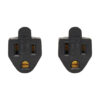 e77347e0bdd7fe6ab50b254dbdbcabf2 Tripp Lite series Extension Cord Y Splitter, NEMA 5-15P to 2x NEMA 5-15R - Heavy Duty, 15A, 120V, 14 AWG, 1 ft. (0.3 m), Black
