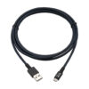 e7a34d1db62336143732847bd95c24d7 Tripp Lite series Heavy-Duty USB 2.0 USB-A to Micro-B Cable - M/M, UHMWPE and Aramid Fibers, Gray, 6 ft. (1.83 m)