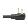 Tripp Lite series Extension Cord Y Splitter, Right-Angle NEMA 5-15P to 2x NEMA 5-15R - Heavy Duty, 15A, 120V, 14 AWG, 1 ft. (0.3 m), Black