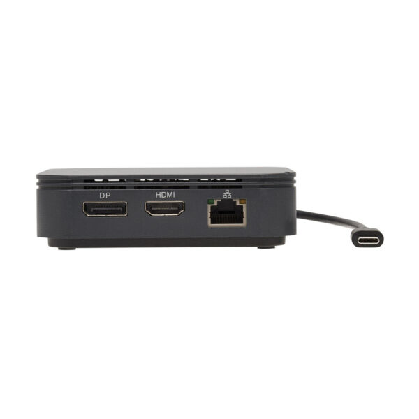 Tripp Lite series Thunderbolt 3 Dual Monitor Docking Station - 8K/30Hz DisplayPort, 4K/60Hz HDMI, USB 3.2 Gen 2, GbE, 60W PD Charging - Black