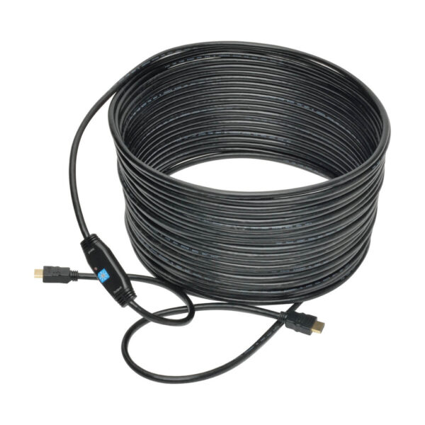 Tripp Lite series Active High-Speed HDMI Cable with Built-In Signal Booster (M/M), Black, 50 ft. (15 m)