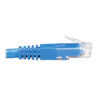 e8135fb5e11a7889aefebf2f1da6cbfb-1 Tripp Lite series Left-Angle Cat6 Gigabit Molded UTP Ethernet Cable (RJ45 Left-Angle M to RJ45 M), Blue, 20 ft. (6.09 m)