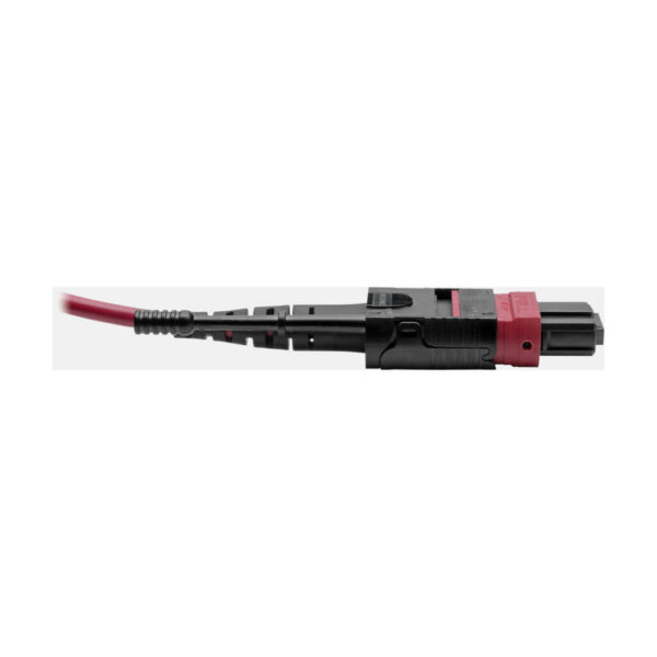 Tripp Lite series MTP/MPO Parallel Optics Base-8 Migration Fiber Adapter, Polarity A to B, 12 Fiber, 40GB/100GB, OM4 M/F, Magenta, 8 in.