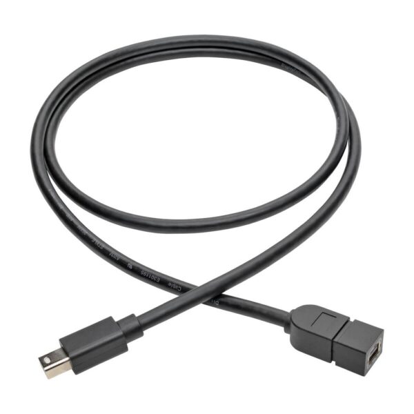 e893bdd3edd552a0b184b29fa80f8ab9 Tripp Lite series Mini DisplayPort Extension Cable, 4K @ 60 Hz, HDCP 2.2 (M/F), 3 ft. (0.91 m)