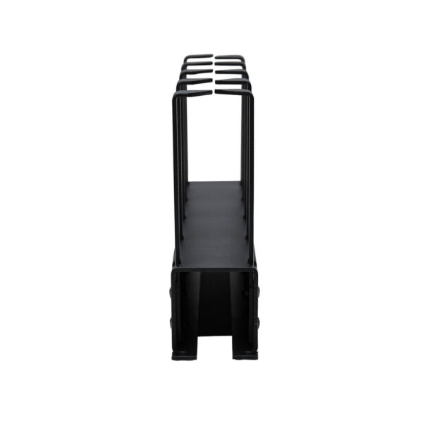 Tripp Lite series Horizontal Cable Manager - Metal Rings, Black, 1U