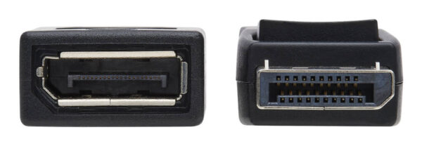 e8b3c714c849dc91d8149d0f752bbf75-1 Tripp Lite series DisplayPort Extension Cable with Latch, 4K @ 60 Hz, HDCP 2.2 (M/F), 6 ft. (1.83 m)