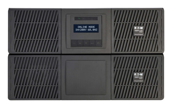 e8ef9e149538b1237aa40ba187a219f0 Tripp Lite SmartOnline 5kVA 4.5kW 120/208V Online UPS, Stepdown Transformer, Maintenance Bypass, L6-30P, 5-20R/L6-20R/L6-30R, 6U - SU5000RTFMB