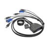 Tripp Lite series 2-Port USB/VGA Cable KVM Switch with Cables and USB Peripheral Sharing