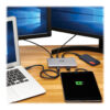 Tripp Lite series 4-Port Thunderbolt 4 Hub - 8K, 2x 4K 60 Hz, USB 3.2 Gen 2, USB-A Port, 100W Charging, Gray