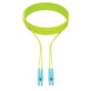 e926e00bd02f84394d1dfe3373a21cf2 Tripp Lite series 100G Duplex Multimode 50/125 OM5 LSZH Fiber Optic Cable (LC/LC), Lime Green, 3 m