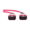e933fa5dbd27348c3e8357787b98d446-2 Tripp Lite series 100G Multimode 50/125 OM4 Fiber Optic Cable (12F MPO/MPO-PC F/F), Type-B Polarity, OFNP, Magenta, 4 m (13.1 ft.), TAA