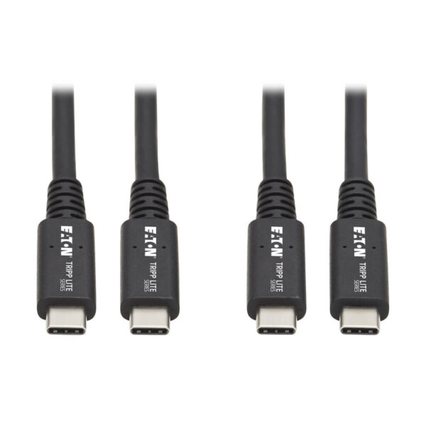 Tripp Lite series USB4 40Gbps Cable (M/M) - USB-C, 8K 60 Hz, 100W PD Charging, Black, 31 in. (0.8 m)