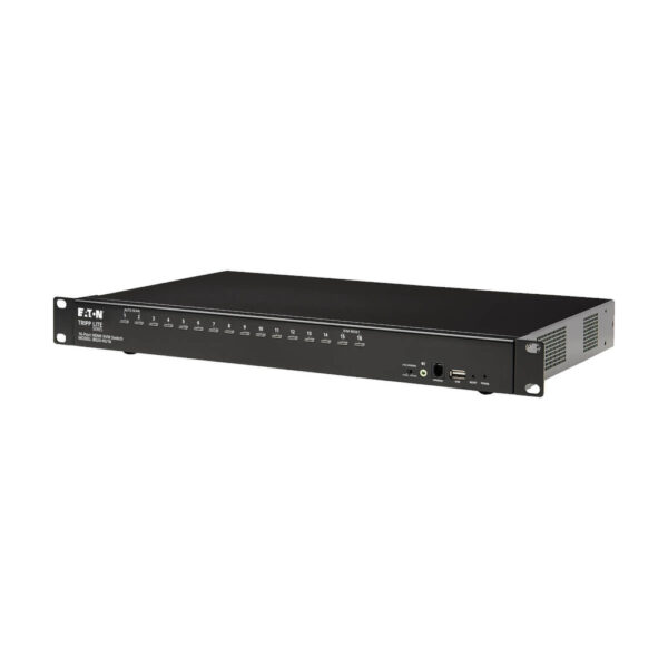 e93da550ec06c6047542381f954865d1 Tripp Lite series 16-Port HDMI/USB KVM Switch with Audio/Video and USB Peripheral Sharing, 1U Rack-Mount, TAA