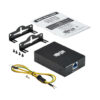 Tripp Lite series In-Line Network Surge Protector - 10 Gbps, Cat6a/8, Metal Case, IEC Compliant, TAA
