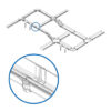 Tripp Lite series Toolless Coupler for Fiber Routing System, 120 mm (5 in.)