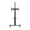 Tripp Lite series Safe-IT Heavy-Duty Rolling Cart for 37" to 70" Displays, UL Certified, Antimicrobial Protection