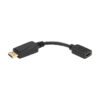 Tripp Lite series DisplayPort to HDMI Video Adapter Video Converter (M/F), HDCP, Black, 6 in. (15 cm)