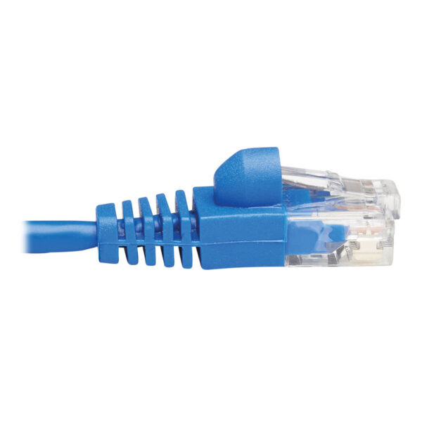 Tripp Lite series Cat6a 10G Snagless Molded Slim UTP Ethernet Cable (RJ45 M/M), Blue, 25 ft. (7.62 m)