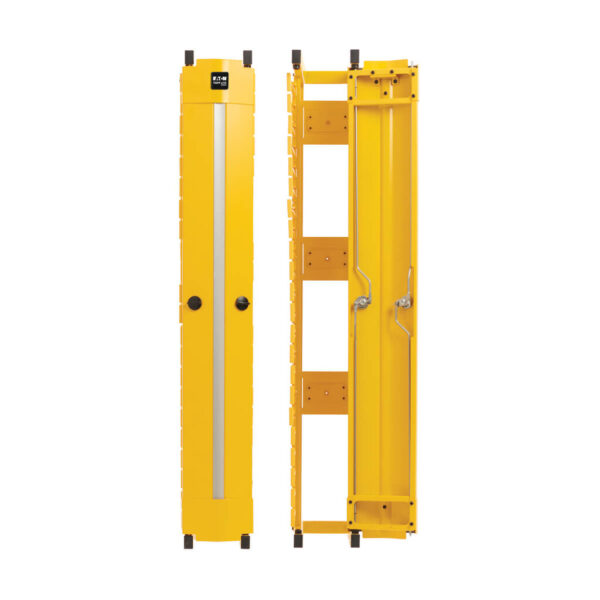 e9bac7f8b8d499d540b9bc6e967cf1ff Tripp Lite series High-Capacity Vertical Cable Manager - Deep Double Finger Duct with Cover, Single Sided, 6 in. Wide, Yellow, 7 ft. (2.2 m)