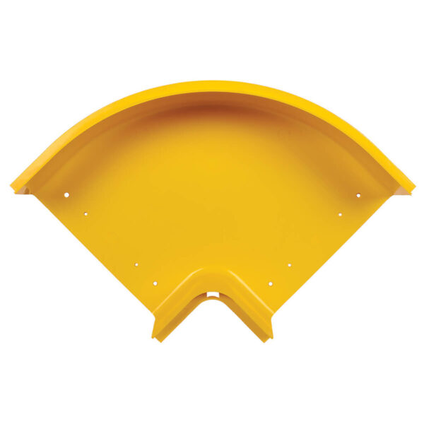 Tripp Lite series Toolless Horizontal 90-Degree Elbow for Fiber Routing System, 240 mm (10 in.)
