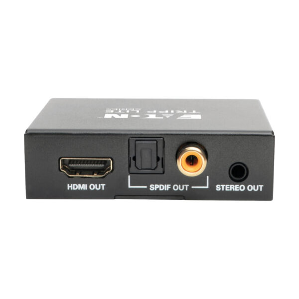 ea3cdea3c14a89b53f5d9e404059017f Tripp Lite series 4K HDMI Audio De-Embedder/Extractor with TOSLINK, RCA and 3.5 mm Stereo Output, 5.1 Channel, HDCP, 4K 30Hz