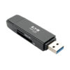 ea4b578acd0cae93335426482db27ead Tripp Lite series USB-C Memory Card Reader, 2-in-1 USB-A/USB-C, USB 3.1 Gen 1