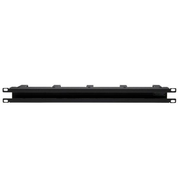 Tripp Lite series Horizontal Cable Manager - Metal Rings, Black, 1U