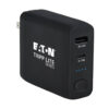 ea9225ddbe93f900e042812abab697ab Tripp Lite series Portable 5000mAh 2-Port Mobile Power Bank and USB Battery Wall Charger Combo - Direct Plug, Black