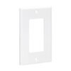 Tripp Lite series Single-Gang Faceplate, Decora Style - Vertical, White, TAA