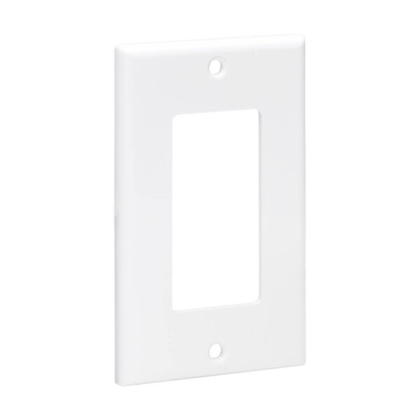 Tripp Lite series Single-Gang Faceplate, Decora Style - Vertical, White, TAA