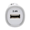 Tripp Lite series USB Tablet / Phone Car Charger, 5V 2.4A / 12W