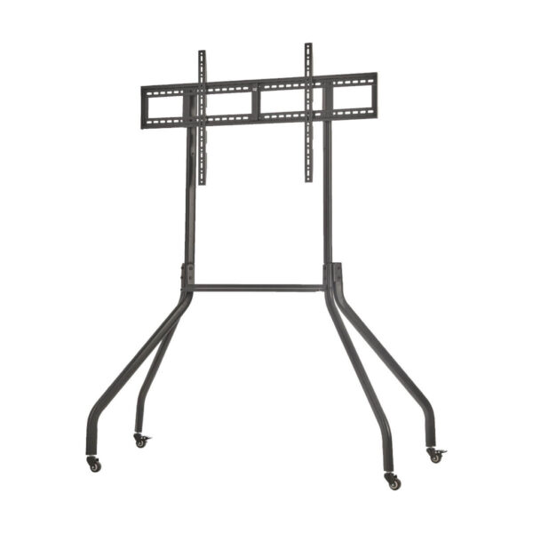 ead2c7c92699f42b9c0d7946a64a0fc9 Tripp Lite series Rolling TV Cart for 55” to 85” Displays, Wide Legs, Locking Casters