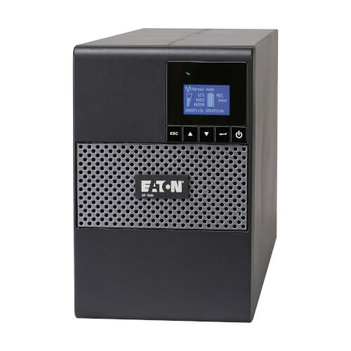 Eaton 5P 1550VA 1100W 230V Line-Interactive UPS, C14 Input, 8 C13 Outlets, True Sine Wave, Cybersecure Network Card Option, Tower